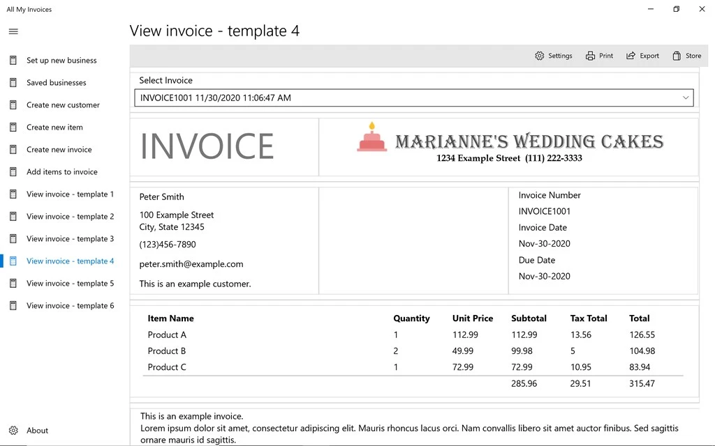 All My Invoices Screenshot Image #4