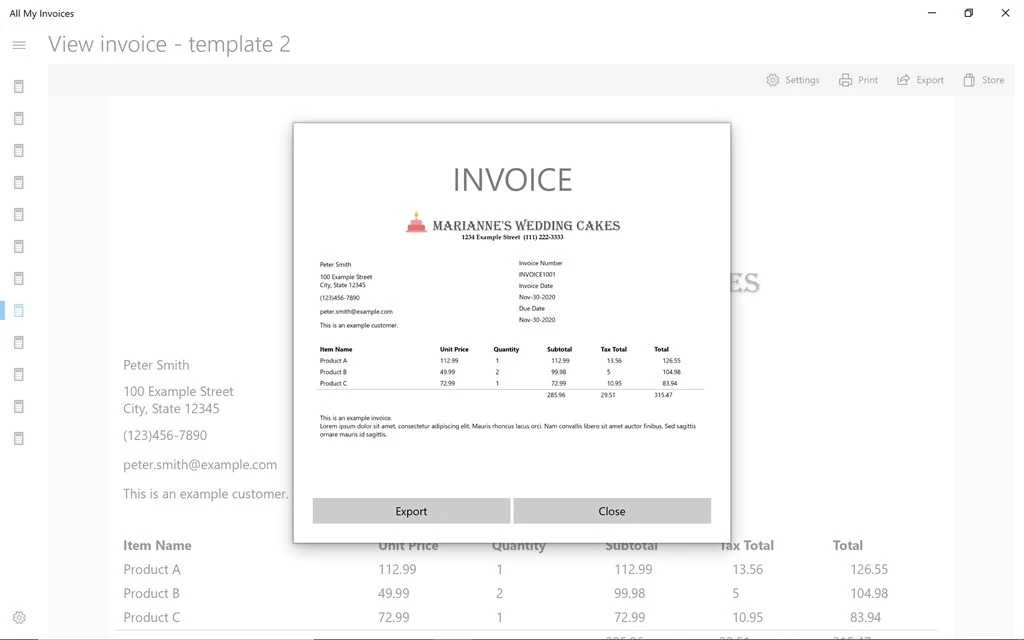All My Invoices Screenshot Image #5