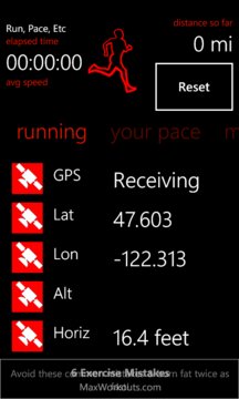 Run Pace Etc Screenshot Image