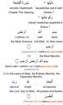 Quran Word By Word Screenshot Image