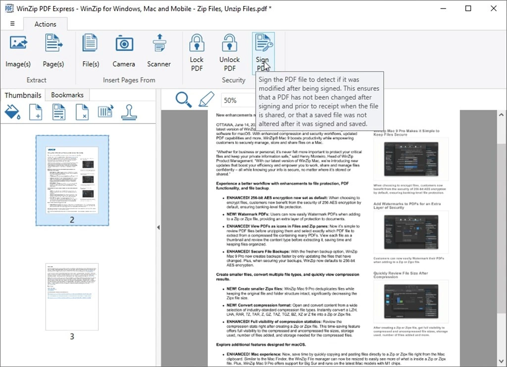 WinZip Microsoft Store Edition Screenshot Image #3