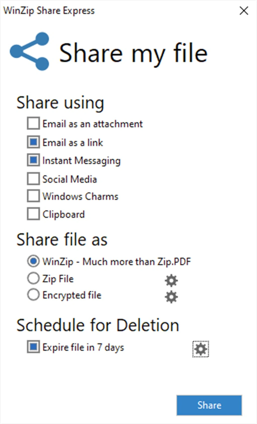 WinZip Microsoft Store Edition Screenshot Image #4