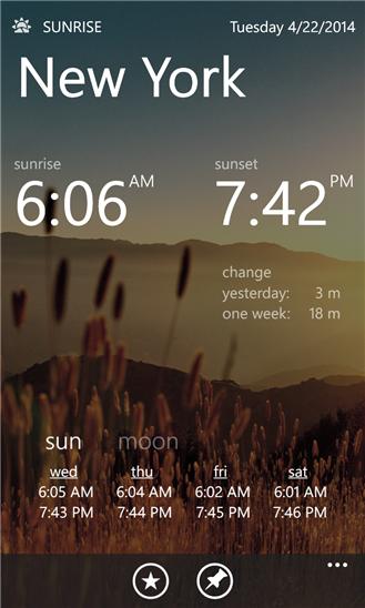 Sunrise Screenshot Image
