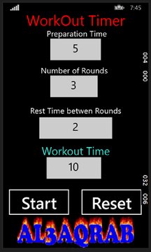 Workout Timer A Screenshot Image