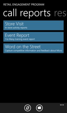 Retail Engagement Program Screenshot Image