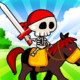 Knight vs Skull Icon Image
