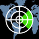 Cell Phone Tracker Icon Image