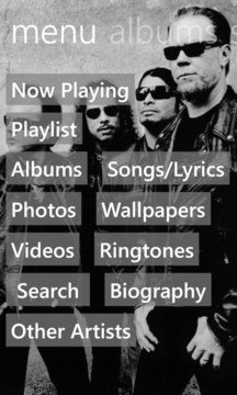 Metallica Musics Screenshot Image