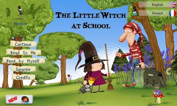 The Little Witch at School App Screenshot 1