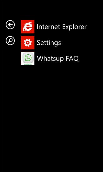 Whatsup FAQ App Screenshot 2