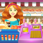 Fast food Supermarket Cashier Image