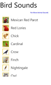 BirdSounds Screenshot Image