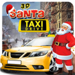 3D Santa Taxi Drive