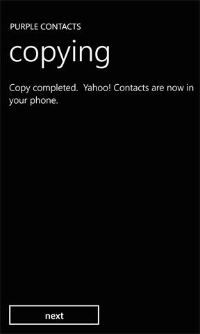 Purple Contacts Screenshot Image #4