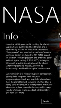 NASA Juno Mission Screenshot Image