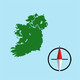 Irish Grid Ref Compass Icon Image