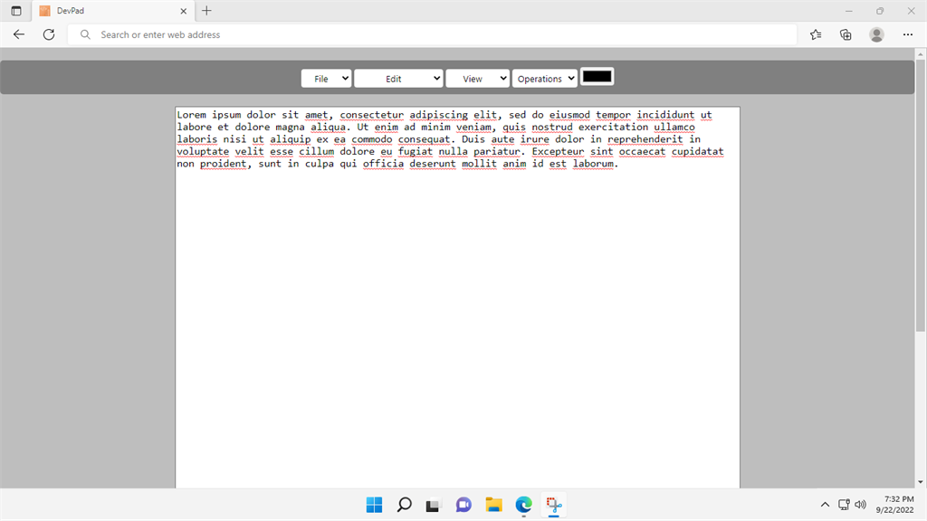 DevPad Screenshot Image