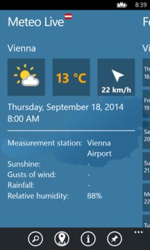 Wetter für Österreich Screenshot Image