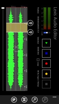 Lexis Audio Editor Screenshot Image