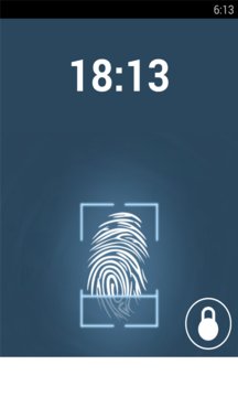 fingerprint lock screen fake