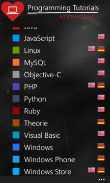 Programming Tutorials Screenshot Image