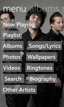 Green Day Music Screenshot Image