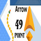 Arrow 49 Point Icon Image