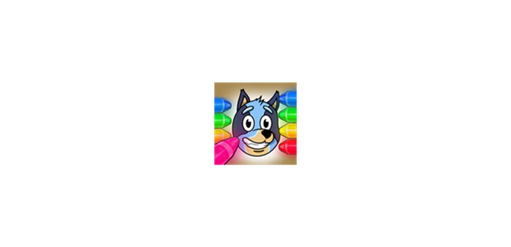 Bluey Coloring By Number Image