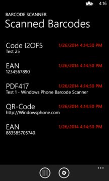 Barcode Scanner Screenshot Image