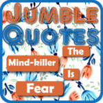 Jumble Quotes And Proverbs