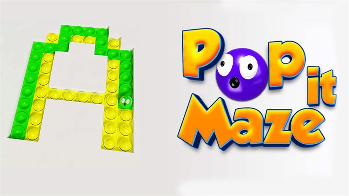 Pop It Maze Kids Toys Puzzle Image
