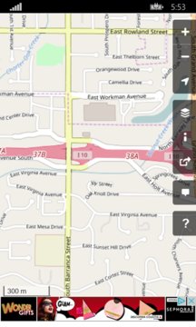 MAPS Navigation Screenshot Image
