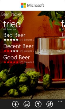Beer Tracker Screenshot Image