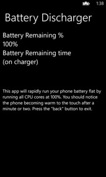 Battery Discharger Screenshot Image