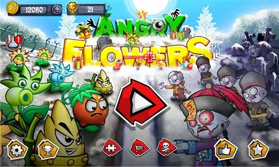 Angry Flowers HD Screenshot Image