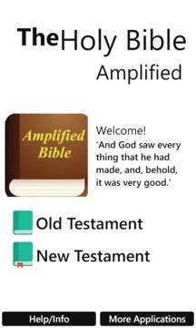 Amplified Holy Bible Screenshot Image