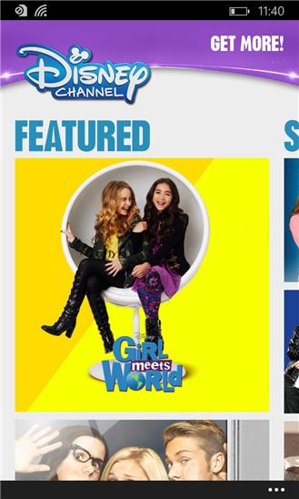 WATCH Disney Channel App Screenshot 1