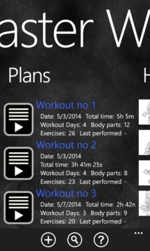 Master Workout Screenshot Image