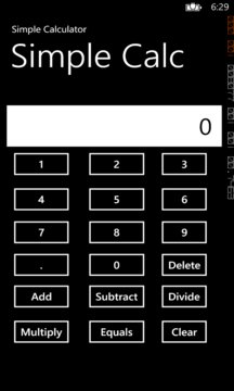 ZimpleCalculator Screenshot Image