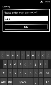 KeyRing Screenshot Image