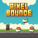 Pixel Jump Bounce Icon Image