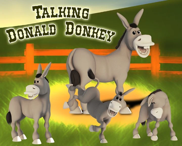 Talking Donald Donkey Image