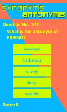 Synonyms-Antonyms Screenshot Image