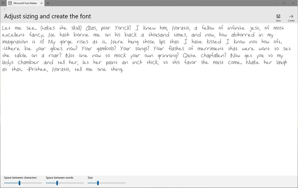 Microsoft Font Maker Screenshot Image #3