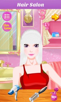 Hollywood Fashion Model Hair Salon Screenshot Image
