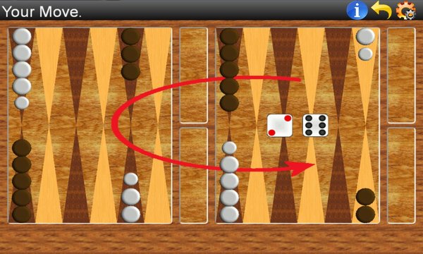 Backgammon Lite App Screenshot 1