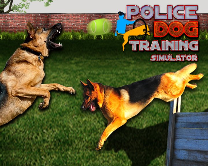Police Dog Training 3D Image
