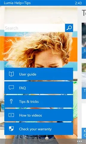Lumia Help+Tips Screenshot Image #1