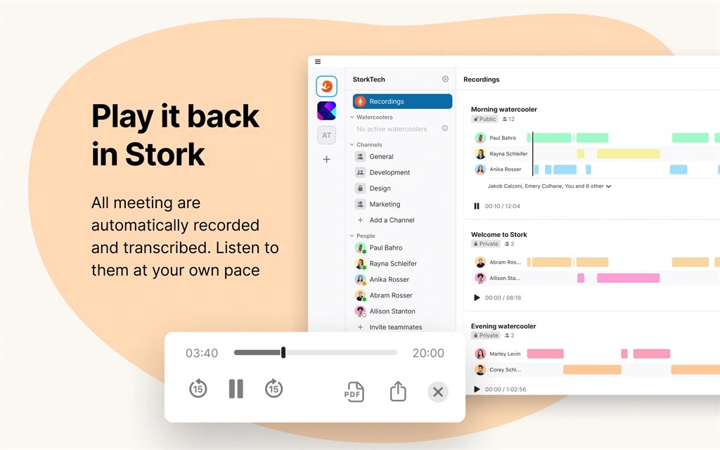 Stork Business Messenger Screenshot Image