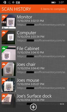 Inventory Scanner Screenshot Image